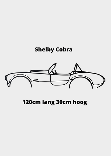 Shelby Cobra shilouet 120x33cm