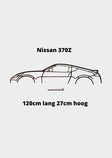 Nissan 370Z shilouet 120x27cm