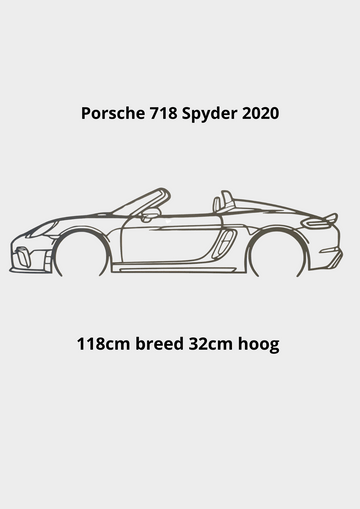 Porsche 718 spyder 2020