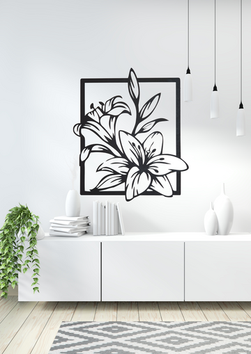 Wall art Bloemen paneel