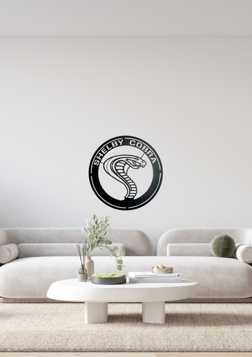 Shelby Cobra logo 80x80cm   (vanaf 39.95)